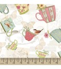 NEW from Susan Winget!! Tea Time Toss Cotton Fabric ~ by the YARD