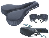 Velo Fahrradsattel Plush City Trekking Rad Herren Sattel 0-Zone Aussparrung