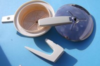 Original Krups in weiß Filterdeckel Rundfilter f Kaffemaschine T8 Kannengriff