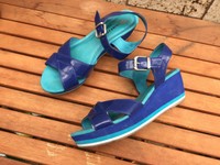 Sandalette Tamaris royalblau cyan Gr. 40