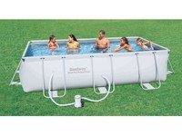 Bestway "Steel Pro" Frame Pool Schwimmbecken Set Swimmingpool 404x201x100 cm 