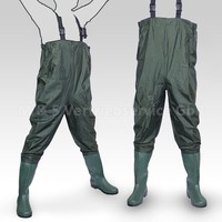 Wathose - Gr. 41 Fladen Anglerhose Angelhose Watstiefel Teichhose Anglerstiefel