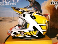 SCORPION EXO VX-15 Glossy Pumpsystem Cross Quad Helm Gelb Suzuki RM-Z NEU S Thor