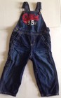 OshKosh B'Gosh Baby Boy Denim Jeans Overalls Jumpsuit 24 Months
