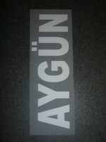 1x TSV 1860 München name Aygün Flock Beflockung für Trikot Spielertrikot