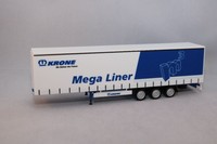 Herpa 913973 Gardinenplanen Sattelauflieger "Krone Mega Liner"