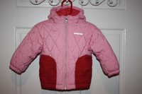 Baby Girls Patagonia Pink Coat Size 12 Months