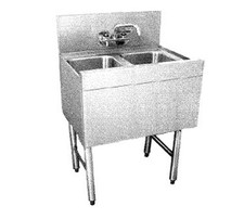 Glastender Dsa-48-S Underbar Sink Unit two compartment 48"W