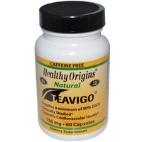 Healthy Origins, Teavigo, Koffeinfrei, 150 mg, 60 Kapseln