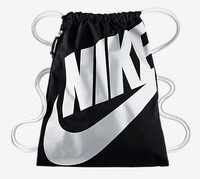 Nike Heritage Gymbag Turnbeutel schwarz black Tasche Freizeit Sport