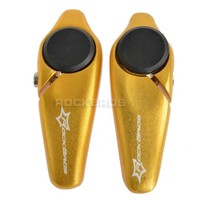 Rockbros Fahrrad MTB Aluminum Lenker Bar Ends Lenkerhörnchen Gold Neu