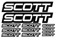 S3 SCOTT OUTLINE Aufkleber / Sticker Set / 12-teilig Fahrrad Rahmen decals
