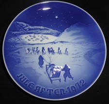 1972 Christmas in Greenland B&G Royal Copenhagen Porcelain Collector Plate
