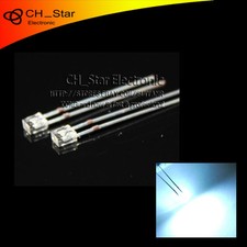 100pcs 2x3x4mm Square LED Diodes Water Clear White Light Rectangle Rectangular