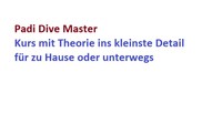 PADI Dive Master Kurs Course (volle Theorie, Quiz, Antworten) für zu Hause