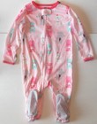 Just One You by Carters Toddler Girls Footed Sleeper Dogs Pink Size 2T EUC