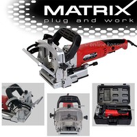 Matrix Flachdübelfräse BJ 850 -100 Lamellenfräse Schattenfugenfräse Holzfräse