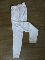 Euro-star Reithose Damen Corsar weiß Kniebesatz Stoff Gr. 84 (=42 lang)