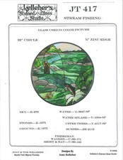 Kelleher's Stained Glass Studio "Stream Fishing"