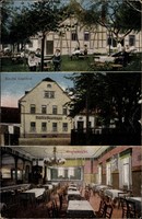 Ak Roschütz Gera in Thüringen, Gartenlokal, Kochs Gasthof, Saalans... - 1280500