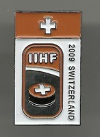 Eishockey Pin IIHF A - WM 2009  Schweiz  DEL NHL 2