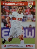 Programm Stadionheft 11/12 VfB Stuttgart SV Werder Bremen Kartonbeilage