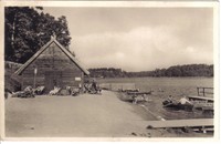 Templin - Lübbesee Bootsanlegestelle, gelaufen, Echtes Foto, Ansichtkarte