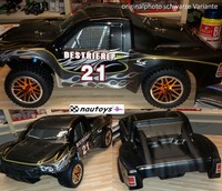 Short Course BL 2.4GHz 4WD RTR-Set M 1:10 von Amewi bis 65km/h Brushless