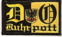 Dortmund Aufnäher "Dortmund" DO Kutte Fan Kurve Block Pott + neu + 9 x 6 cm