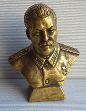 Soviet Russian communist STALIN bust statue Lenin H=11