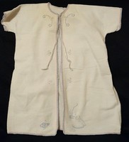 Vintage Baby Robe Gown Embroidered 