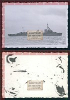 Orig. Foto Kriegsschiff Schiff Kreuzer Panzerschiff Schlachtschiff o.ä.