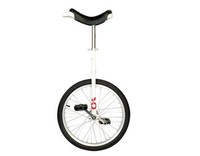 Einrad OnlyOne weiß 20" Alufelge, Sattel mit Kantenschutz und Haltegriff