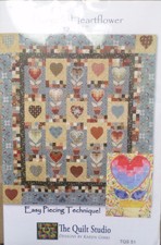 BARGELLO HEARTFLOWER QUILT QUILTING PATTERN, From The Quilt Studio ON SALE!