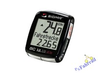 Sigma Fahrradcomputer Tacho Fahrrad Computer BC 12.12 STS kabellos 12 Funktionen