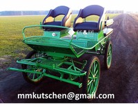NEU Kutsche Fahrschulwagen Marathonwagen Trainingswagen Wagonette Kutschen Grun