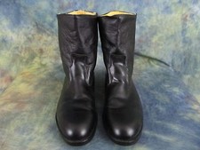 Vintage Women's Bronson Black Leather Insulated Slip-on Shoes Size 11 C