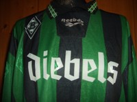 Fussball Trikot/Jersey Borussia Mönchengladbach Diebels Reebok 1995 - Gr. XXL