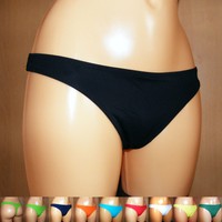 Bikini String Tanga Slip - uni - Gr. 36/38