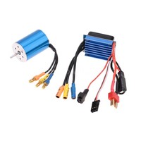 2435 4800KV 4P Motor mit 25A Brushless Regler für 1/16 1/18 RC Auto-LKW W1Z7