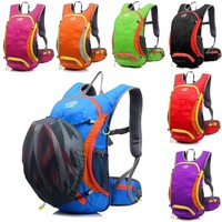 15L im Freien Fahrrad Radfahren Rucksack Rucksack Trinkblase Camping Helmtasche