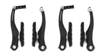 V-Brake Bremse Fahrradbremsen Set Alu VR+HR schwarz Neu