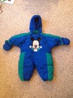 BOYS SIZE 6 TO 9 MONTHS DISNEY BABIES MICKEY MOUSE ONE-PIECE SNOWSUIT