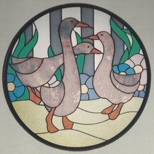 Geese Stained Glass Supplies New Pattern Cke Publications