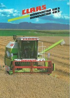 CLAAS Dominator 58S - 48S 1 x ORIGINAL Do 58S-48S Claas Prospekt 9/1990 sehr alt