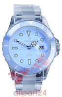 Pegasus Colour Watch Armbanduhr, hellblau-metallic 40 mm Wasserdicht bis 5 ATM 