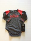 NWT Infant Boy's Under Armour UA Logo Wordmark Bodysuit Size 6/9M
