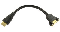 GC1112 16cm HDMI panel-mount-weiblich - hdmi männlich schwarz