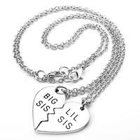 Paar Partner Halskette Schlüssel-Ring Herz Anhänger Freundschaft Familie Liebe