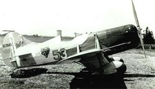 Granville Gee Bee #53 Nc11049 Left View B&W Photograph 5X7!